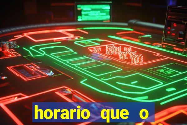 horario que o dragon fortune paga