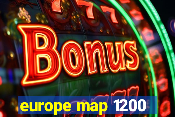 europe map 1200