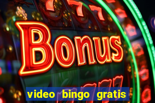 video bingo gratis para brincar