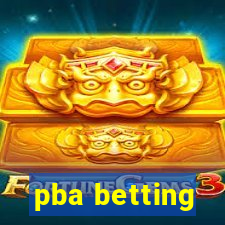 pba betting