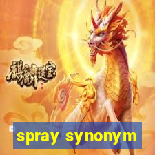 spray synonym