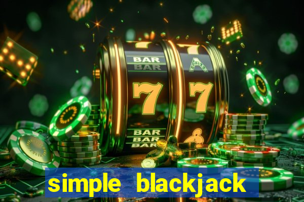 simple blackjack java code