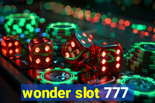 wonder slot 777