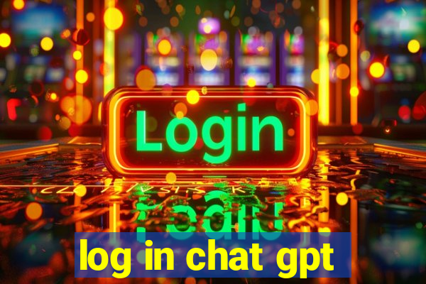 log in chat gpt