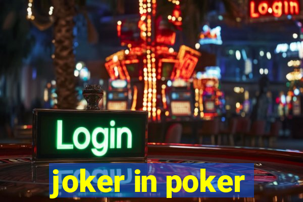 joker in poker