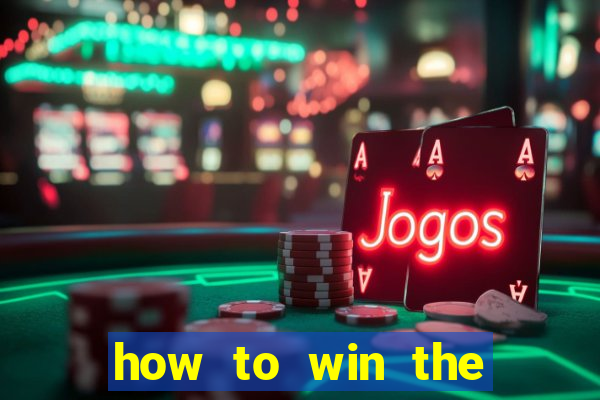 how to win the slot machine