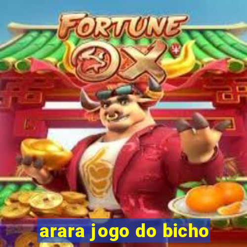 arara jogo do bicho