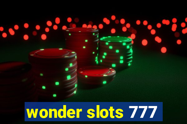 wonder slots 777